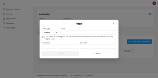 Cloud filters