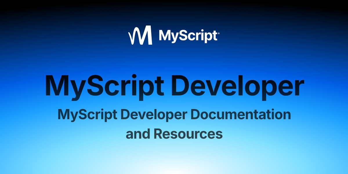 On-device API license management - MyScript Developer